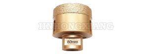 Brazed diamond core drill bit