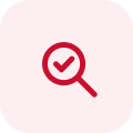 Batch particle-size inspection icon
