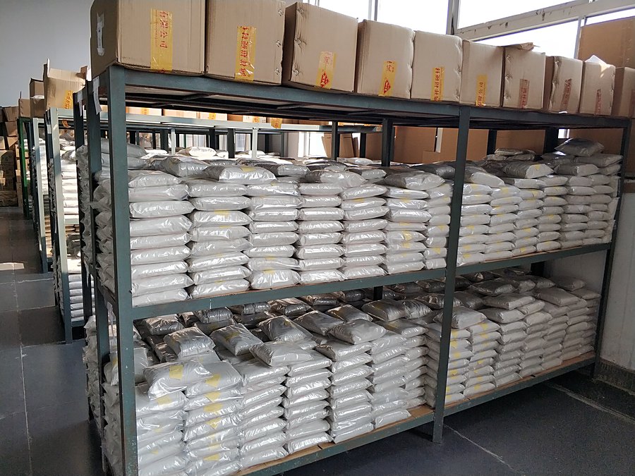 Warehouse and export packing area at the HNHONGXIANG plant